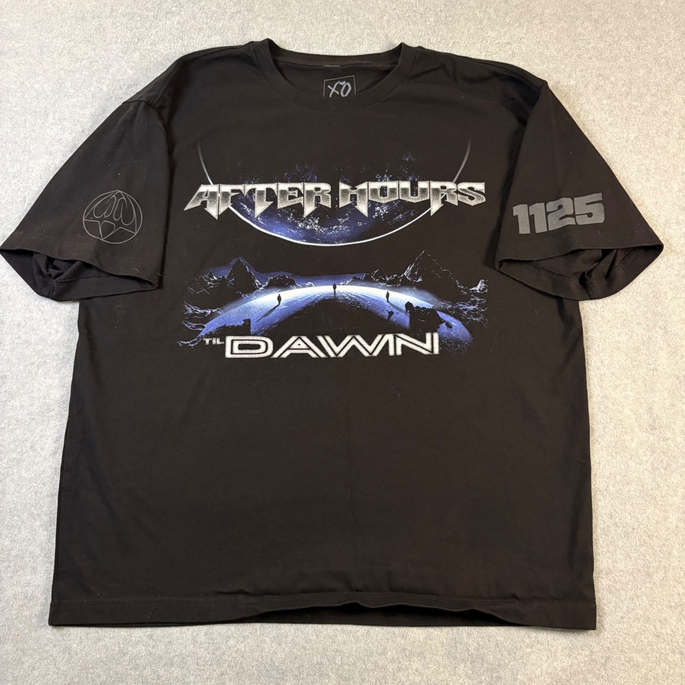 The Weeknd XO After Hours Til Dawn 2023 Stadium Tour Shirt Black XXL Streetwear